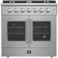 Forno 36" / 5.4 CF Gas Range, French Door, Convection - Stainless