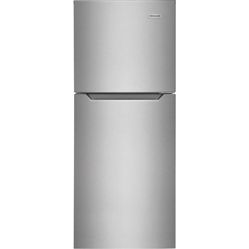 Frigidaire 10.1 CF Top Mount Apartment-Size Refrig Glass Shelves ESTAR ADA - Stainless Look