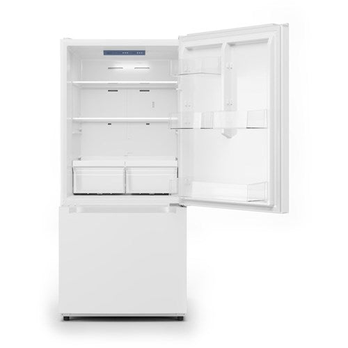 Midea/MRB19B7AWW 18.7 CF Bottom Mount, 30" Wide - White