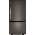 LG 26 CF Bottom Mount, 33" Wide, Door Cooling, ThinQ - Black Stainless
