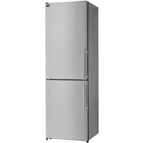 Forno 11 CF Bottom Mount Refrigerator, Reversible, Left Swing - Stainless