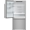 Forno Espresso 17 CF Bottom Mount Refrigerator, Ice Maker, Left Swing - Stainless