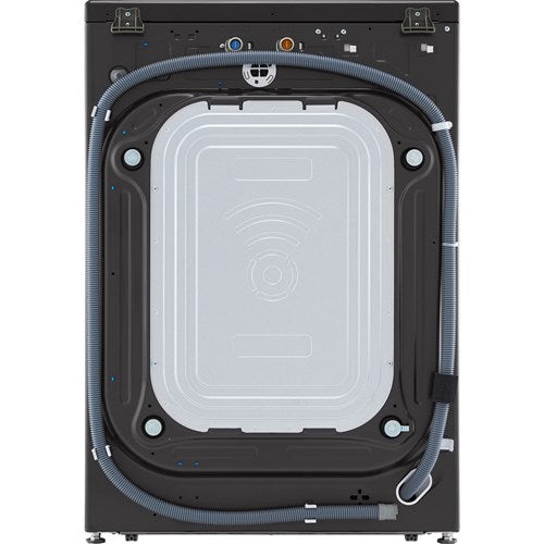 LG/WM4000HBA 4.5 CF Ultra Large Capacity FL Washer w/ AIDD, Turbowash, Steam, Wi-Fi - Black Steel