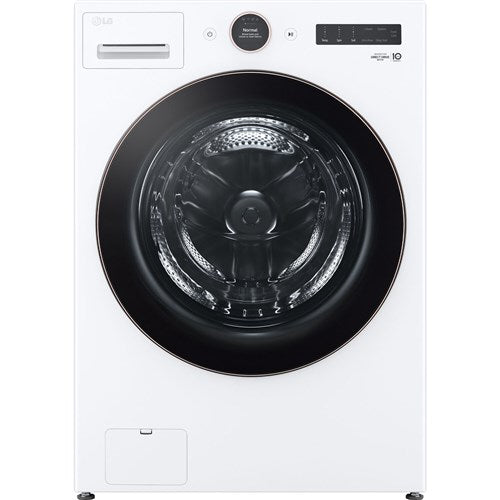 LG 5.0 CF Ultra Large Capacity Front Load Washer, TurboWash360, Steam, Wifi - White