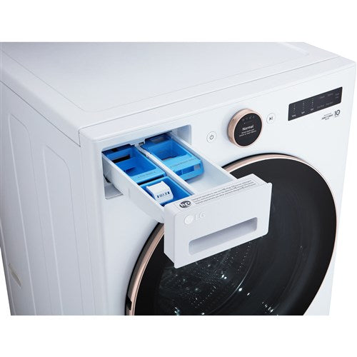 LG 5.0 CF Ultra Large Capacity Front Load Washer, TurboWash360, Steam, Wifi - White