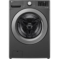 LG 5.0 CF Ultra Large Capacity Front Load Washer with ColdWash, NFC Tag On - Middle Black