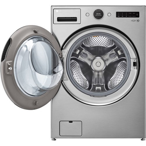 LG 4.5 CF Ultra Large Capacity Front Load Washer with AIDD, Steam, Wi-Fi - Graphite