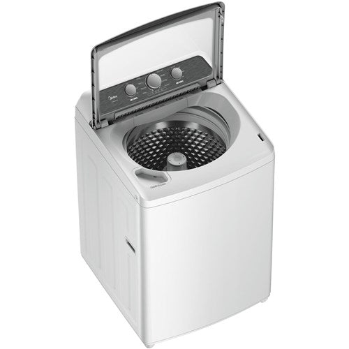 Midea/MLTW41A1BWW 4.1 CF Top Load Washer, Agitator, Stainless Tub - White