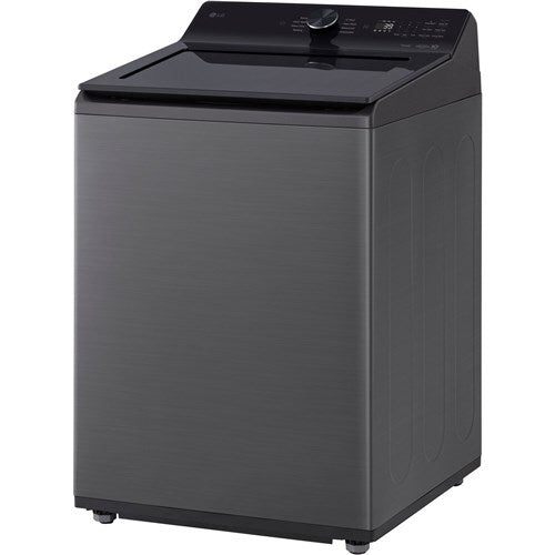 LG 5.0 CF Top Load Washer, TurboWash3D, Wi-Fi, Easy Unload - Platinum Black