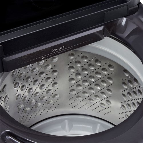 LG 5.0 CF Top Load Washer, TurboWash3D, Wi-Fi, Easy Unload - Platinum Black