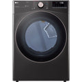 LG 7.4 CF Ultra Large Capacity Gas Dryer w/ Sensor Dry, Truesteam, Wi-Fi - Black Steel