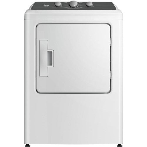 Midea 6.7 CF Gas Dryer, Sensor Dry - White