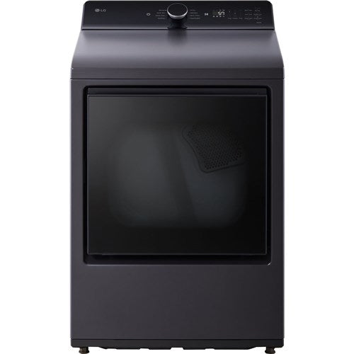LG 7.3 CF Gas Dryer, EasyLoad, AI Sensor Dry - Black Matte