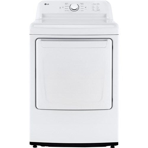 LG/DLE6100W 7.3 CF Ultra Large High Efficiency Electric Dryer - White