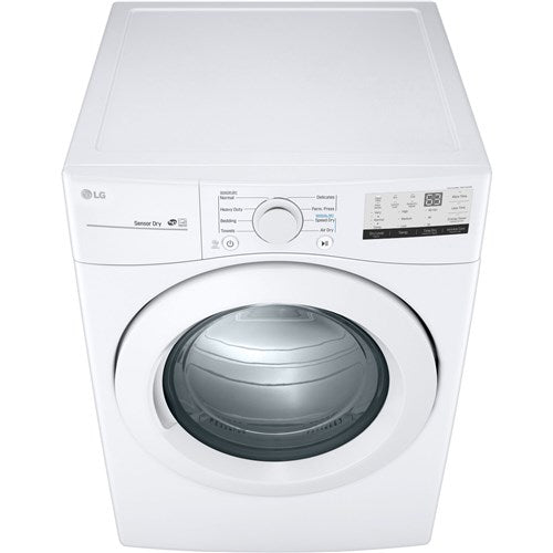 LG 7.4 CF Electric Dryer - White