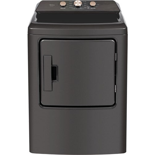 Midea/MLTE41N1BMG 7.0 CF Electric Dryer, Sensor Dry - Dark Grey