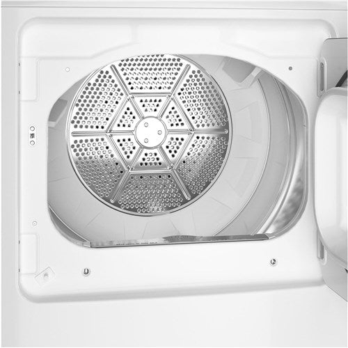 GE/HTX26EASWWW 6.2 CF HOTPOINT Electric Dryer, Reversible Door, Long Venting - White