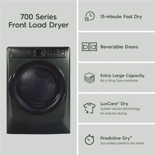 Electrolux 27" Electric Dryer - Alpine Green