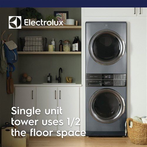 Electrolux Laundry Tower 4.5 Cu. Ft. Washer & 8 Cu. Ft. Electric Dryer - Titanium