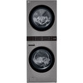 LG/WKE100HVA 4.5 CF / 7.4 CF Electric Washtower with Center Control - Graphite