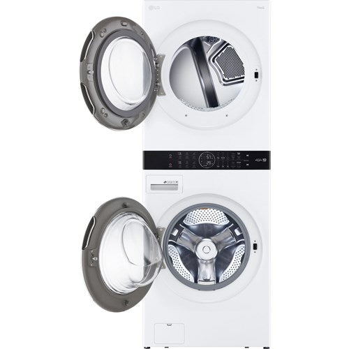 LG/WKEX200HWA 4.5 CF / 7.4 CF Electric Washtower with Center Control - White