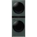 LG 4.5 CF / 7.4 CF Gas Washtower with Center Control, TurboSteam - Nature Green