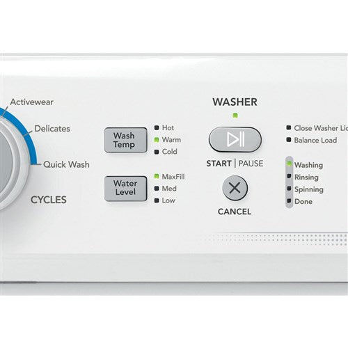 Frigidaire/FLCG7522AW Laundry Center 5.6 CF Gas Dryer 3.9 CF Washer - White