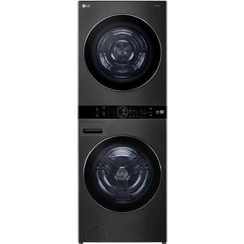 LG/WKHC252HBA 5.0 CF / 7.8 CF Dual Inverter Heat Pump Ventless Dryer, TurboWash360 - Black Steel