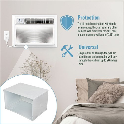 Keystone/KSTSLV1(JUST WALL SLEEVE) for Through-the-Wall Air Conditioners - White