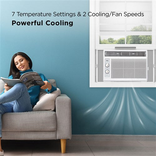 TCL/H5W33M 5, 000 BTU Window AC, Mechanical, 115V, R32