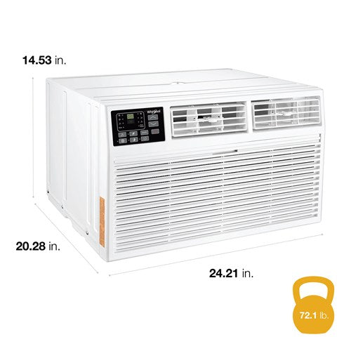 Whirlpool/WHAT122-2BW 12, 000 BTU Electronic TTW Air Conditioner, 230/208V - White