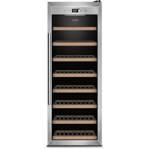 Caso/10647 Wine Safe 43 Bottle Cooler, Dual Temp Zone Compressor, WIFI capable - Stainless
