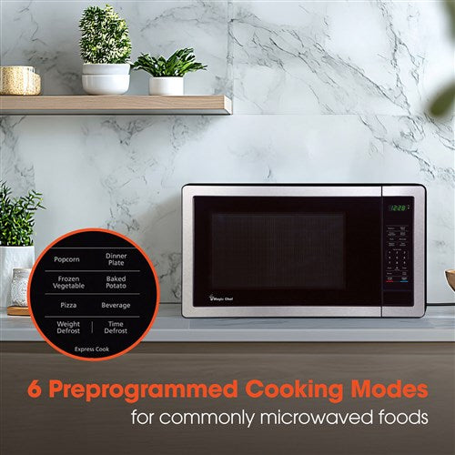 Magic Chef/MCB17CHW 1.7 cu. ft. Retro Mini Beverage Cooler - White