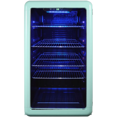 Magic Chef/MCB34CHM 3.4 cu. ft. Retro Beverage Cooler - Mint