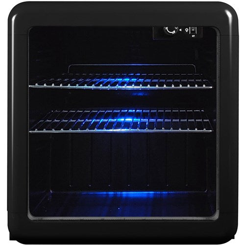 Magic Chef/MCB17CHB 1.7 cu. ft. Retro Mini Beverage Cooler - Black