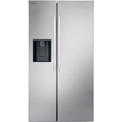 LG 27 CF Side-by-Side, Slim In Door Ice and Water Dispenser, Bar Handle - Stainless