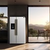 Forno Espresso 20 CF Side-By-Side Refrigerator, Dispenser - White