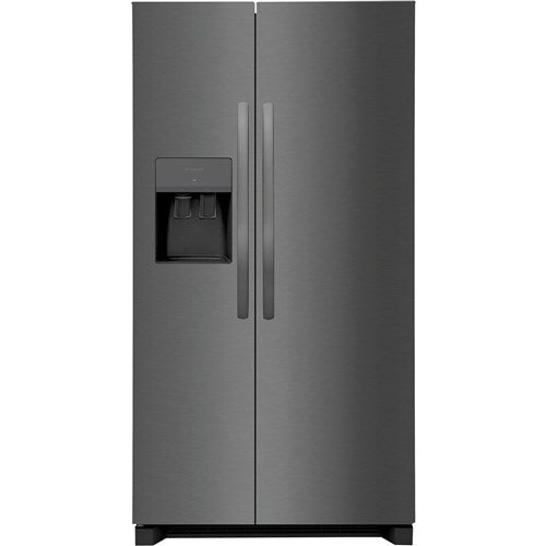 Frigidaire 25.6 Cu Ft 36" SD SxS Refrigerator - Black Stainless