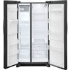 Frigidaire 25.6 Cu Ft 36" SD SxS Refrigerator - Black Stainless