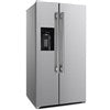 Forno/FFRBI1844-36SB 20 CF Side-By-Side Refrigerator, Dispenser - Stainless