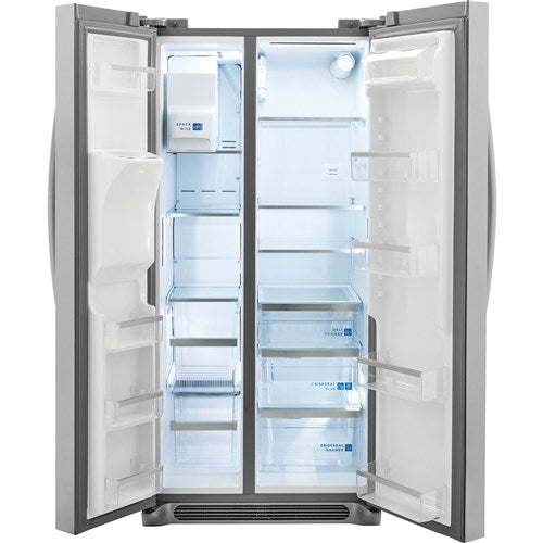 Frigidaire 22.2 Cu Ft 33" SD SxS Refrigerator, ADA, ESTAR - Smudge Proof SS