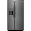 Frigidaire 25.6 Cu Ft 36" SD SxS Refrigerator, ADA, ESTAR - Black SS