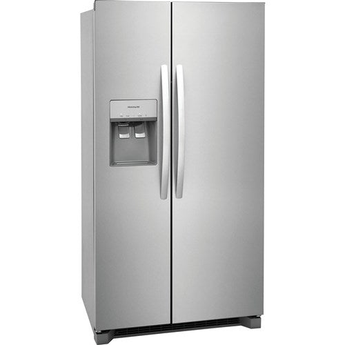 Frigidaire 22.2 CF Counter Depth SxS Refrigerator, Water/Ice Dispense, - Stainless