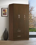 3-Door, 2-Drawer Wardrobe Closet