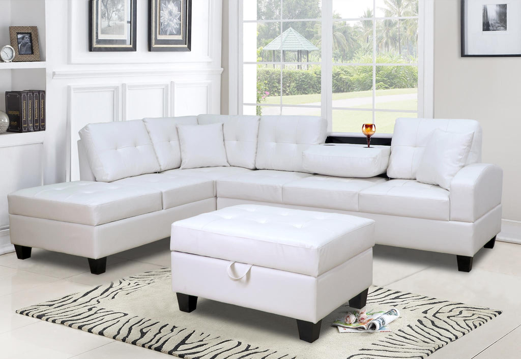 Classic Sectional W/ Ottoman