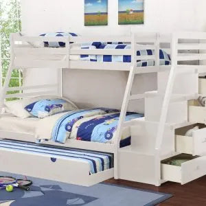Triple Bunk Bed W/ Staircase